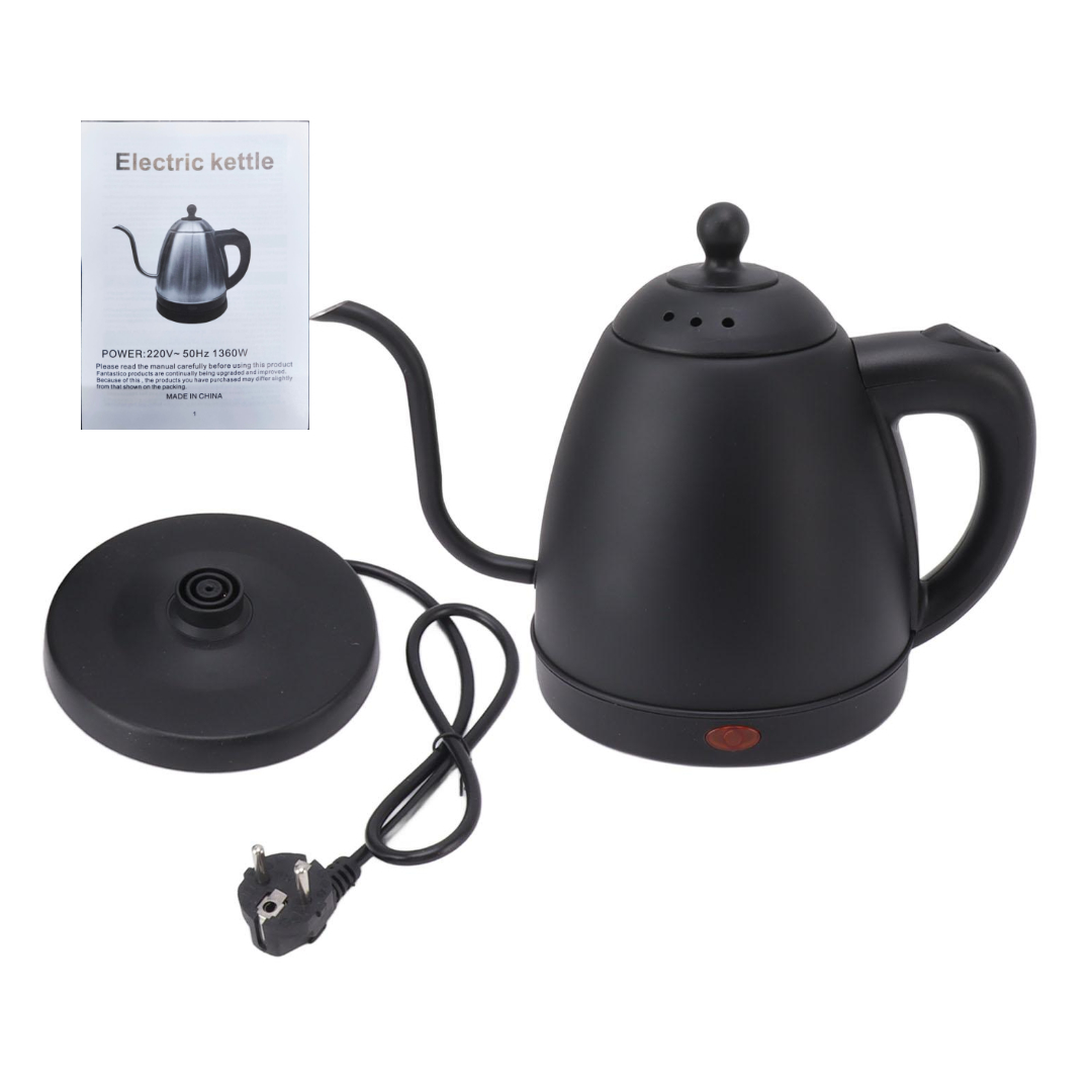 Gambar produk FMB Teko Listrik Kopi Pemanas Air Leher Angsa Pour Over 1360W - INU101
