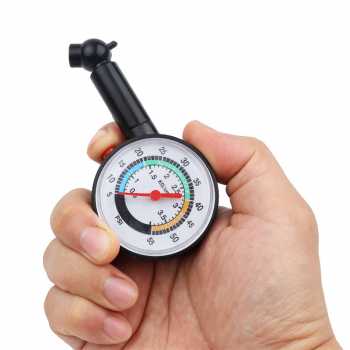 Gambar produk KAWISH Alat Ukur Tekanan Ban Mobil Motor Manometer Analog Tire Gauge - KWS130