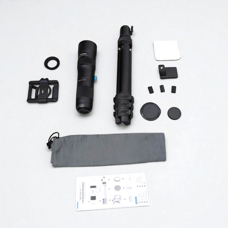 Gambar produk APEXEL Lensa Tele Smartphone Monocular Telephoto 60X with Tripod - APL-T20-60XJJ029