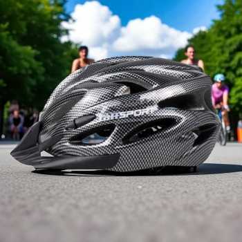Gambar produk TaffSPORT Helm Sepeda Bicycle Road Bike Helmet EPS PVC 18 Air Vent - WX022