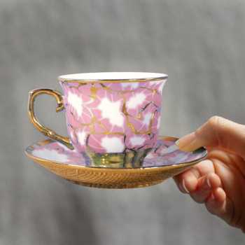 Gambar produk SUNFILI Set Cangkir Kopi Keramik 6in1 European Style Coffee Cup 90ml - B151