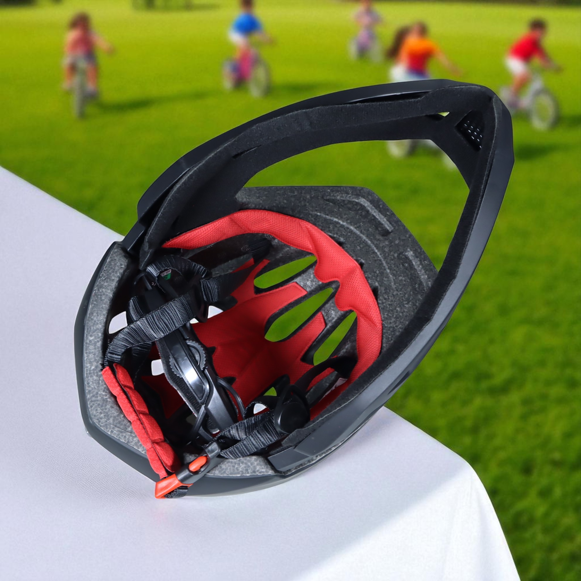 Gambar produk TaffSPORT Helm Modular Sepeda Anak Full Face Bike Size S - CHF78