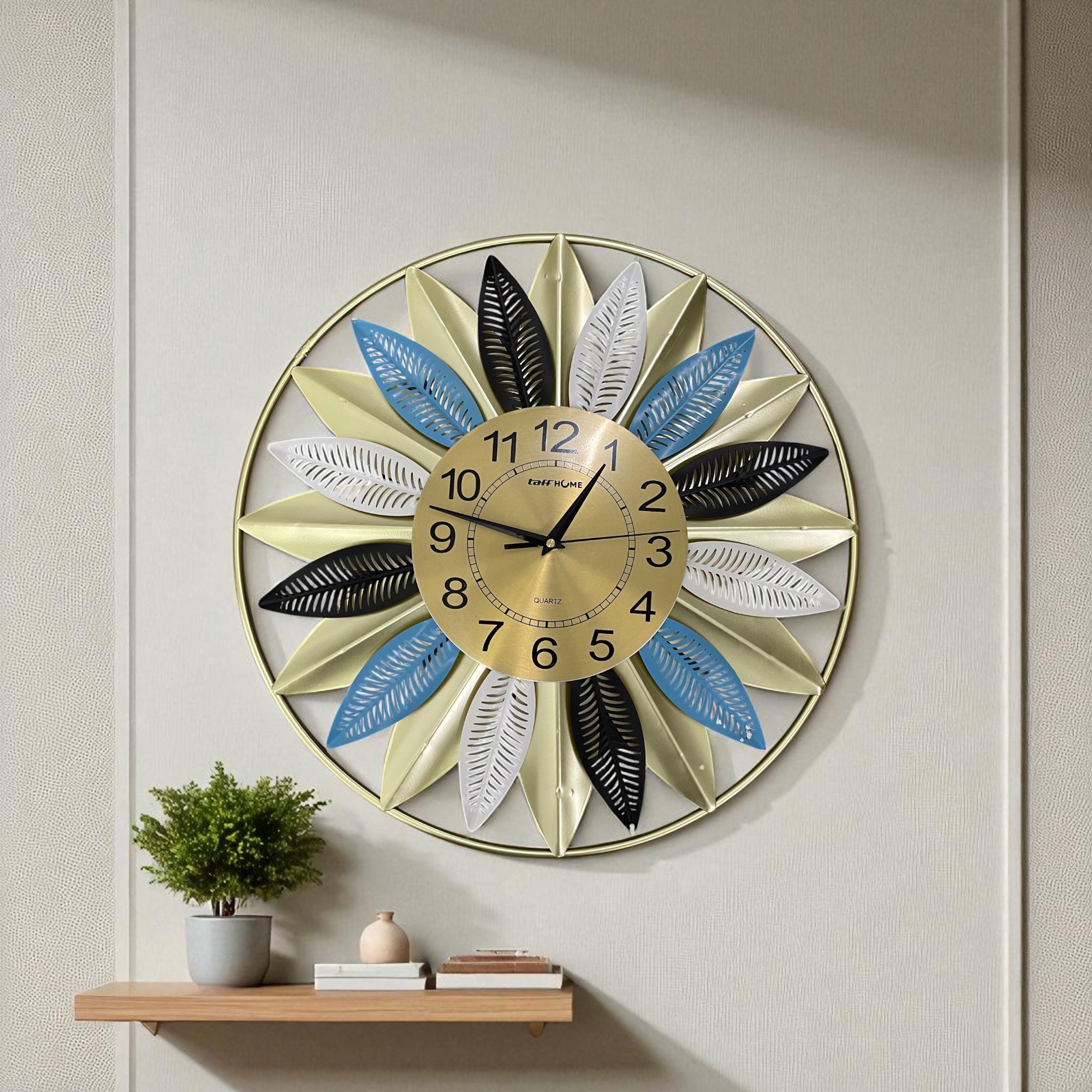 Gambar produk TaffHOME Jam Dinding Quartz Iron Luxury European Style 50cm - SF5