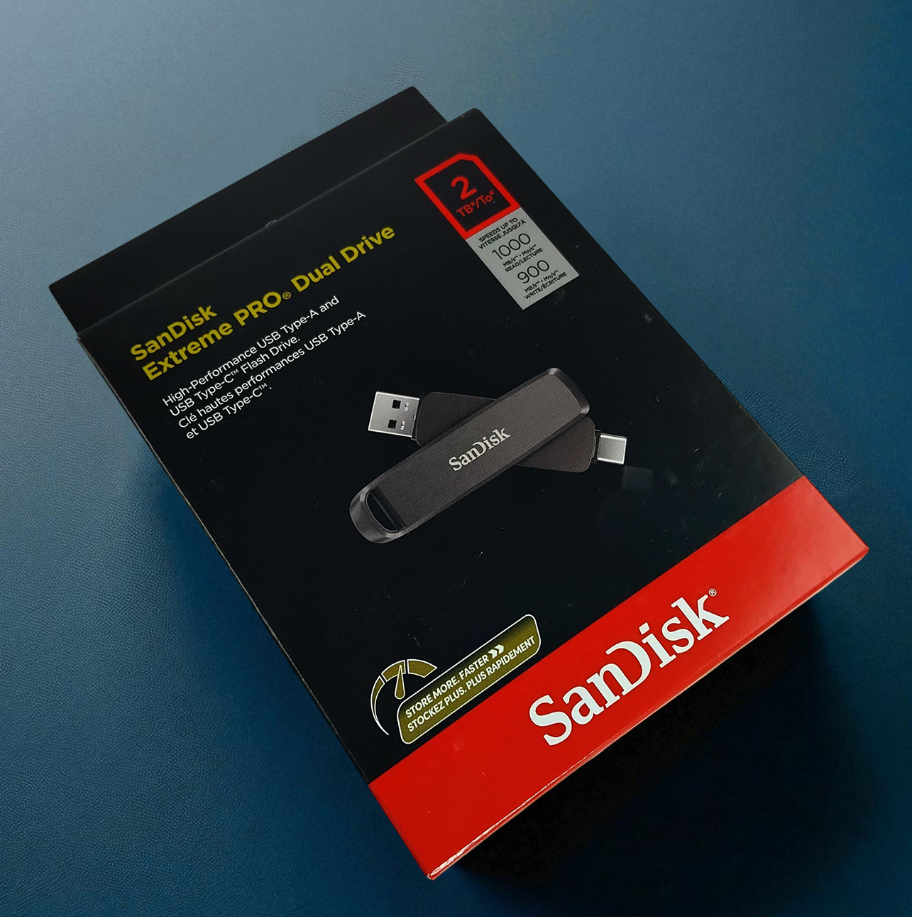 Gambar produk SanDisk Extreme PRO USB Dual Drive Up to 1000MB/s USB Type-C USB3.2 2TB - SDDDE1