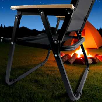 Gambar produk TaffSPORT Kursi Lipat Outdoor Camping Portable Foldable Oxford 600D L - YH6