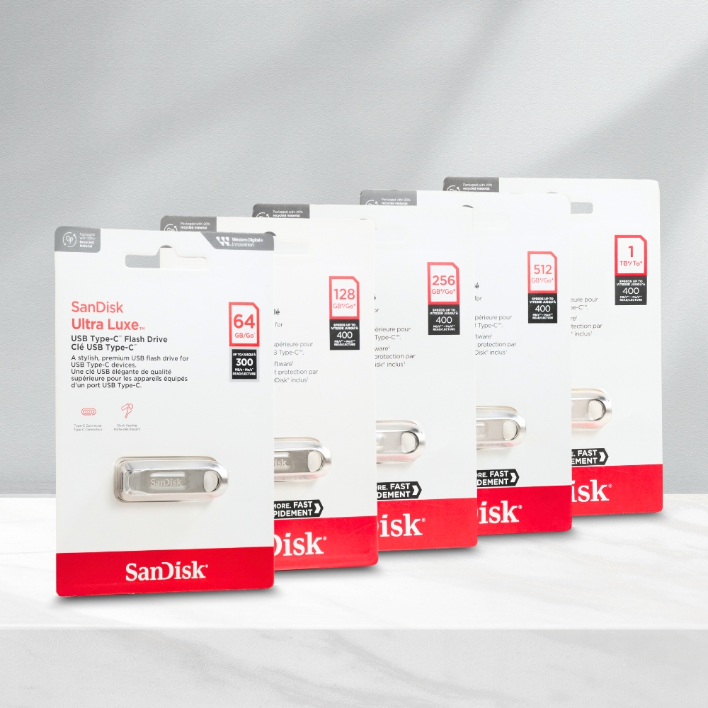 Gambar produk SanDisk Ultra Luxe Flashdisk USB Type C 3.2 Gen 1 256GB - SDCZ75