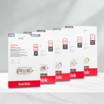 Gambar produk SanDisk Ultra Luxe Flashdisk USB Type C 3.2 Gen 1 256GB - SDCZ75