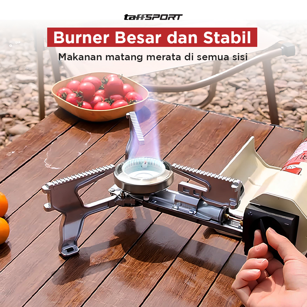 Gambar produk TaffSPORT Kompor Gas Portable Mini Lipat Ultralight Camping Stove - PYB-DKS1001