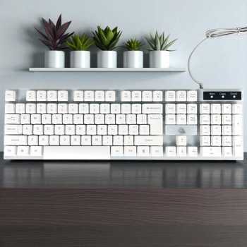 Gambar produk VODIRK Combo Gaming Keyboard Luminous LED Mechanical Feel with Mouse - GT100