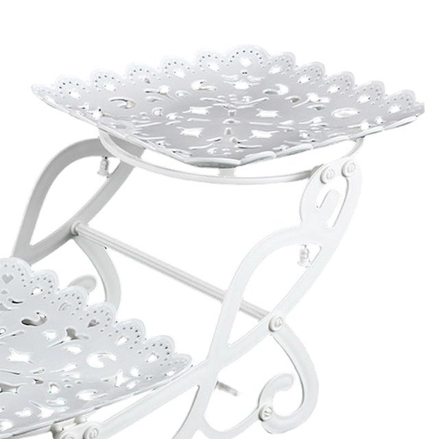 Gambar produk TALON Rak Kue Susun 2 Tingkat Multi Layer Bicycle Cake Fruit Tray Square - INU114