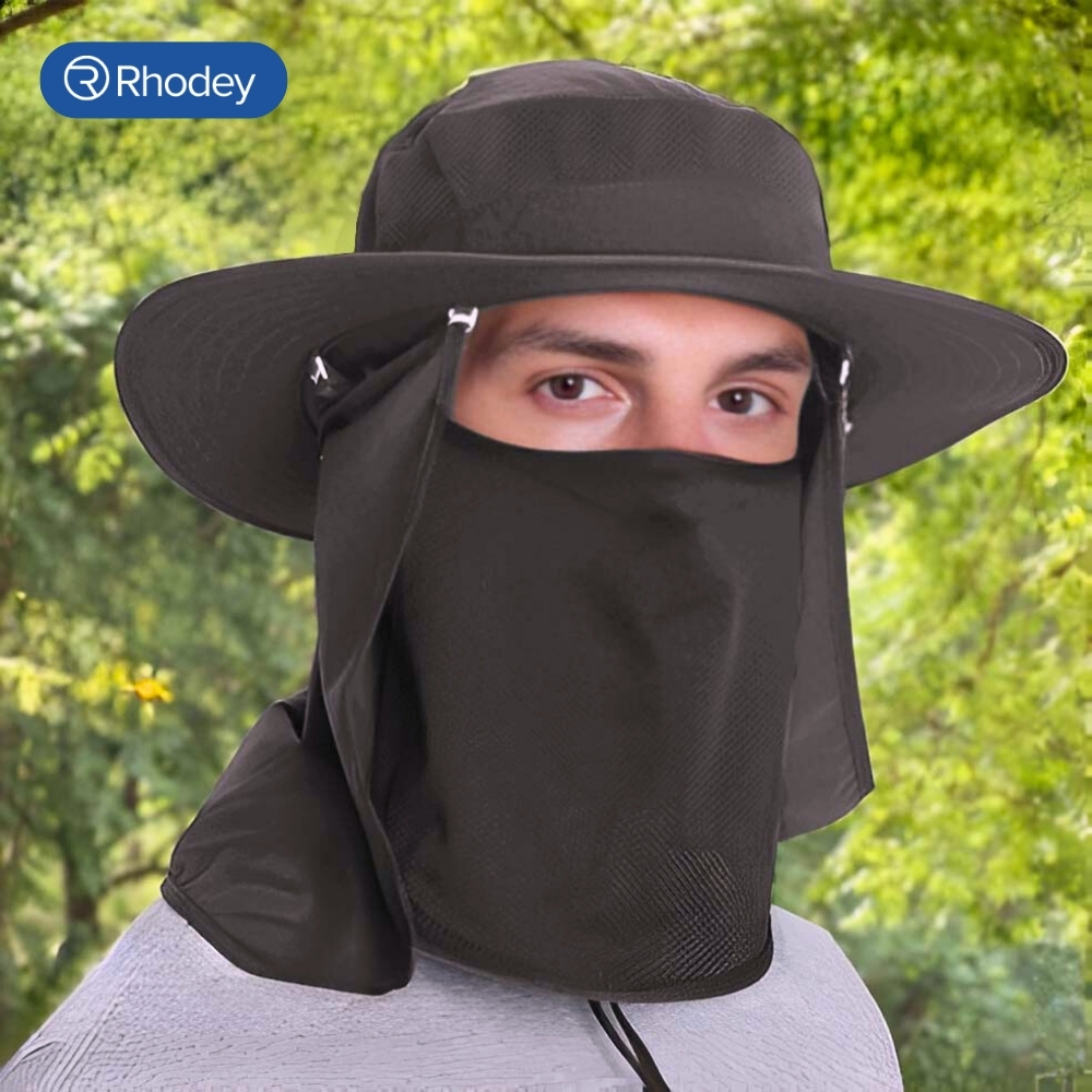Gambar produk Rhodey Topi Rimba Outdoor Anti UV Waterproof Boonie Hat Polyester - GL001