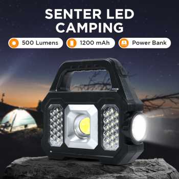 YD Senter Camping Lampu LED Solar Power Rechargeable COB - YD-2205A