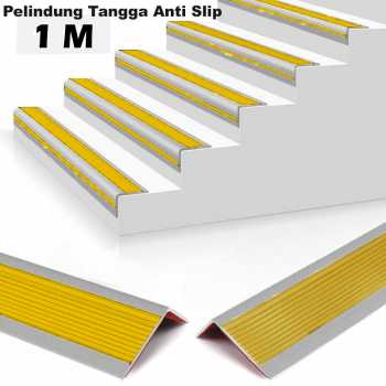 VLOBAOM Pelindung Tangga Step Anti Slip Stair Edge Protector 5x2.5cm - VB401