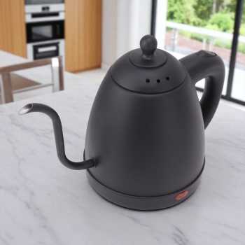 Gambar produk FMB Teko Listrik Kopi Pemanas Air Leher Angsa Pour Over 1360W - INU101