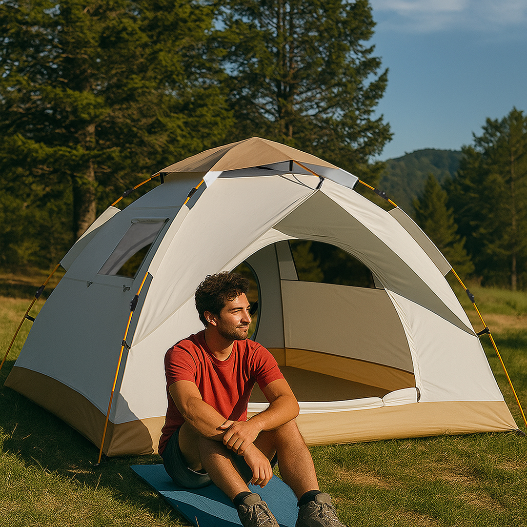 Gambar produk XTZ Tenda Camping Lipat Otomatis 2-3 Orang Double Layer Waterproof - X232