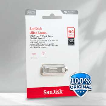 Gambar produk SanDisk Ultra Luxe Flashdisk USB Type C 3.2 Gen 1 64GB - SDCZ75