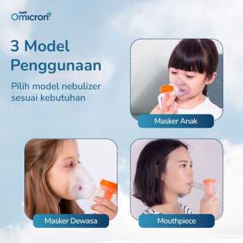 Gambar produk TaffOmicron Alat Terapi Pernapasan Compressor Nebulizer Inhaler - SZ5