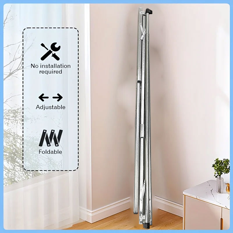 Gambar produk FMA Rak Pengering Pakaian Galvanis Clothes Drying Rack 3 Rod 2M - FM32M