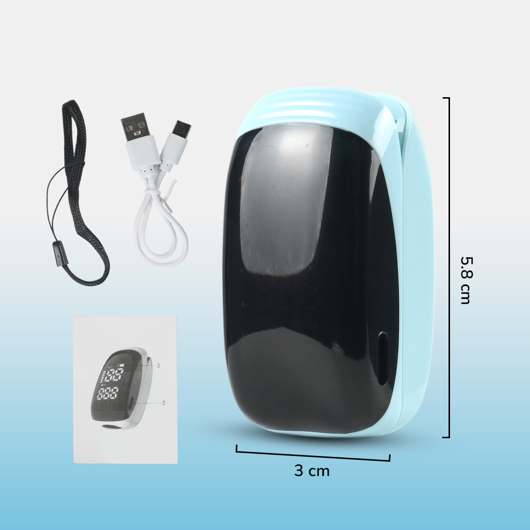 Gambar produk AIQUE Fingertip Pulse Oximeter Alat Ukur Saturasi Oksigen Darah - TY-05