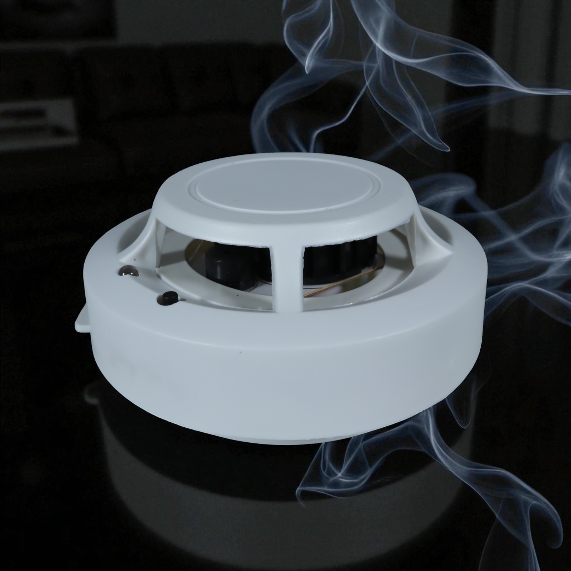 Gambar produk ROGMIR Pendeteksi Kebakaran Smoke Fire Detector Alarm With Test Button - RG1