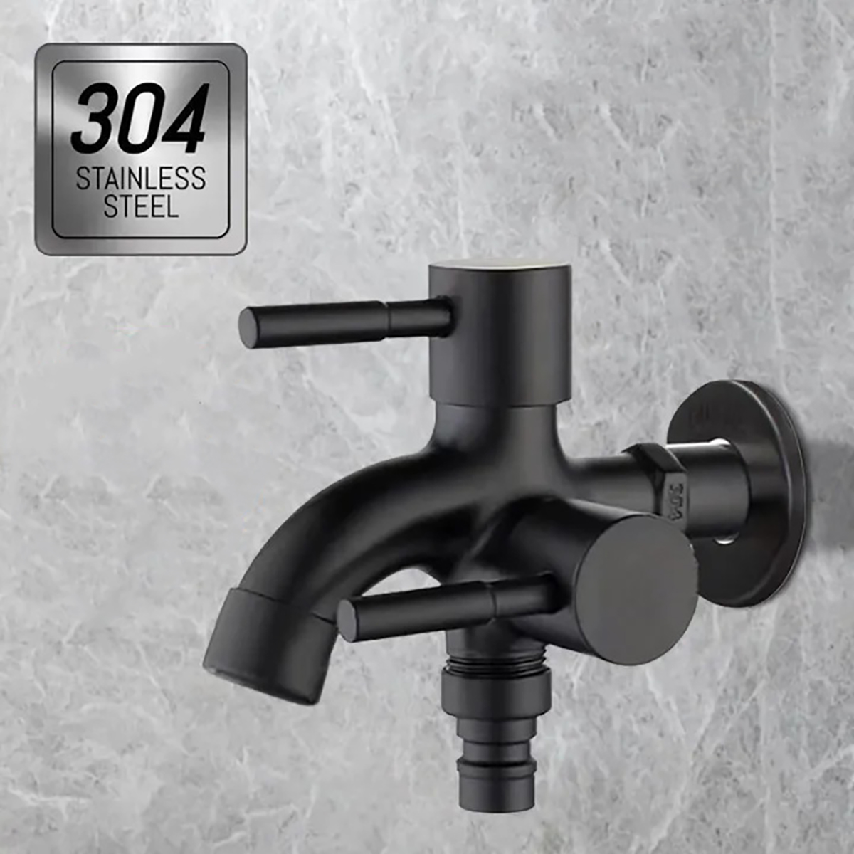 Gambar produk Suiton Keran Air Faucet 2in1 Water Outlet Mop Pool Stainless Steel - INU112