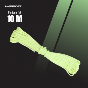 Gambar produk TaffSPORT Tali Paracord Tenda Camping Luminous 7 Core 4mm 10M - SS02