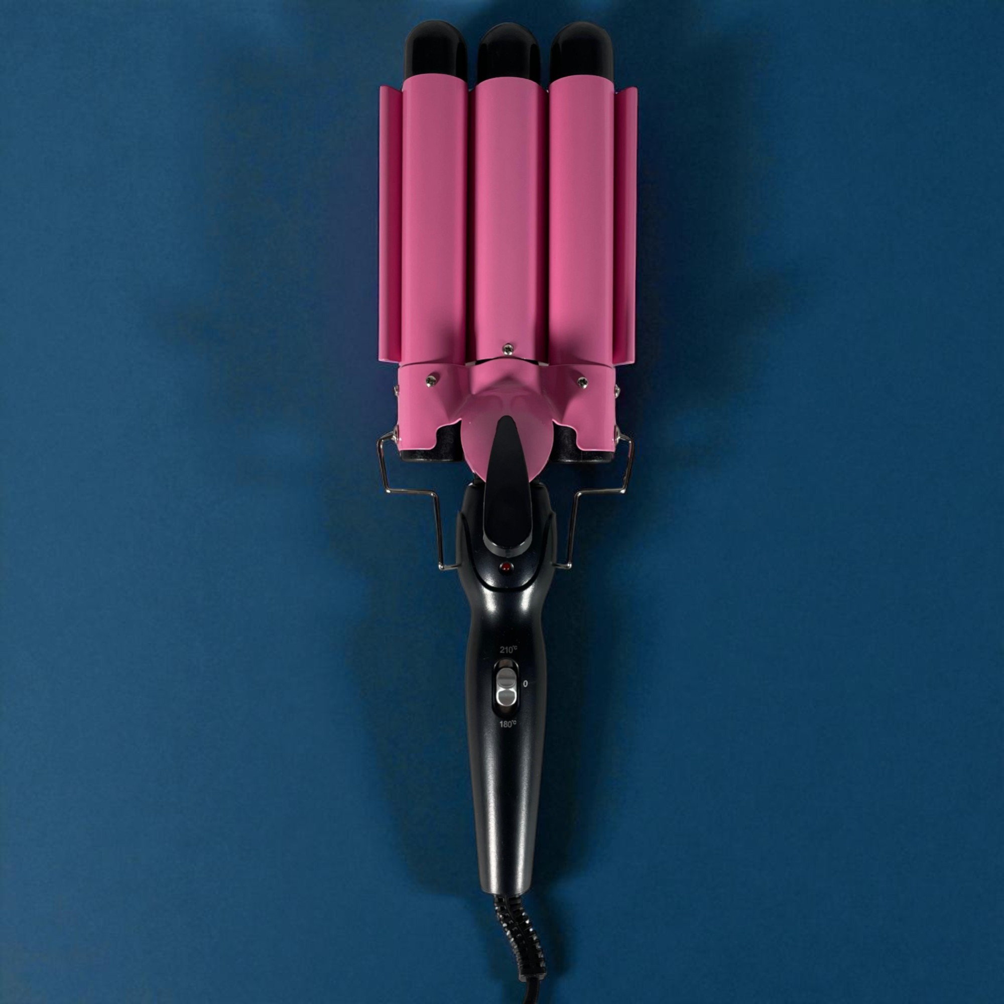 Gambar produk CHIGNON Catokan Rambut 3 Barrel Hair Curling Wavy Iron 25mm 70W - M-11