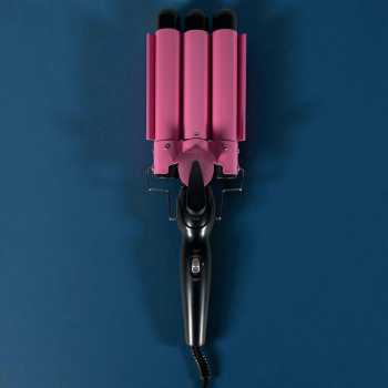 Gambar produk CHIGNON Catokan Rambut 3 Barrel Hair Curling Wavy Iron 25mm 70W - M-11