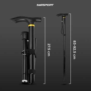 Gambar produk TaffSPORT Tongkat Hiking Lipat Trekking Pole Aluminium Alloy 92.5cm - Z4