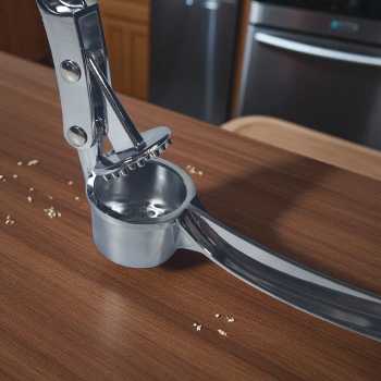 Gambar produk TaffHOME Penghancur Bawang Putih Stainless Steel Garlic Pressure - A42