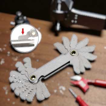 LUOWEN Pengukur Bulir Baut Whitworth Metric Screw 60 Degree - BI1854