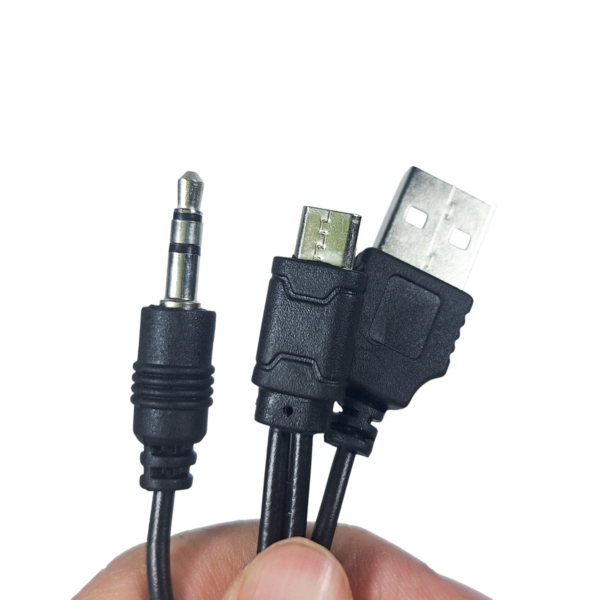 Gambar produk Kabel Splitter Micro USB ke AUX 3.5mm + USB Male 50cm - V835
