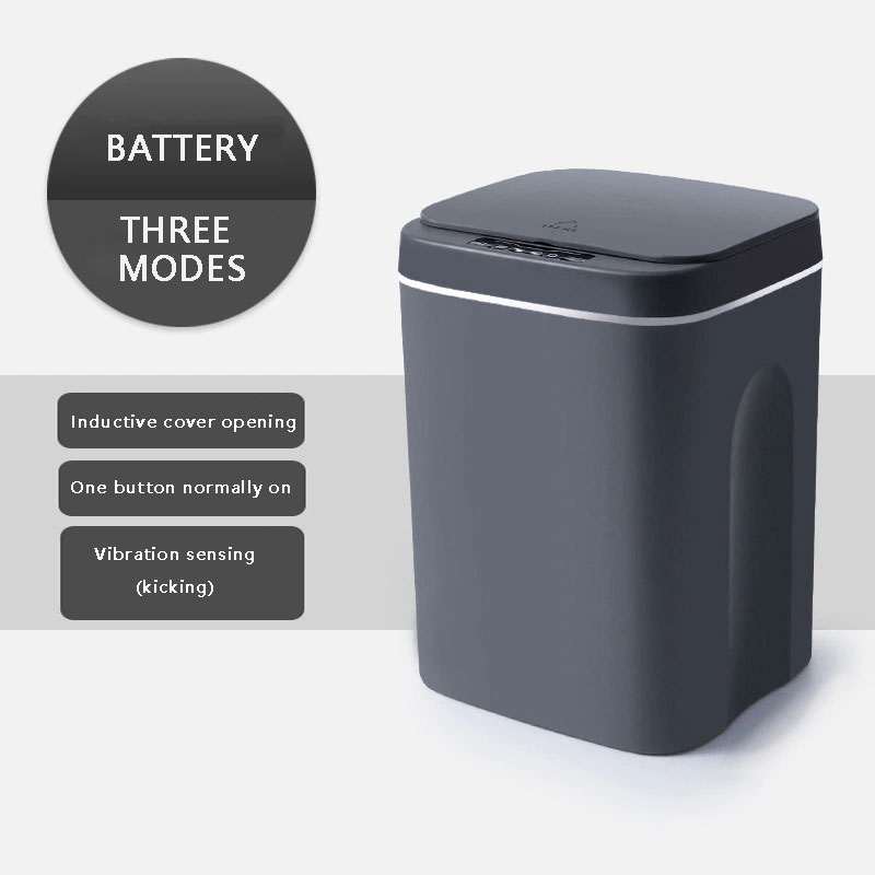 Gambar produk HOUSEWARE Tempat Sampah Smart Motion Sensor Battery Ver 16L - 8622
