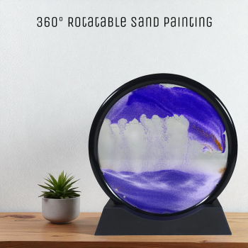 Sandbilder Pajangan Meja Dekorasi Pasir Hisap Gurun Quicksand 17.5cm - SA-3D
