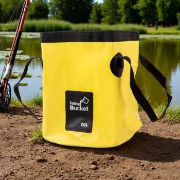 Gambar produk DILENI Ember Lipat Mancing Tempat Wadah Ikan 20L - D8524