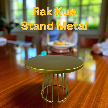 Chamat Rak Kue Stand Metal Dessert Industrial Table Cup Cake Tray - INU111