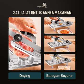 Gambar produk KNIFEZER Alat Slice Daging Meat Lamb Cutter Machine - SKP229