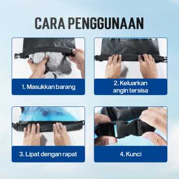 Gambar produk ZEST Tas Outdoor Waterproof Bucket Dry Bag 10L - OB109