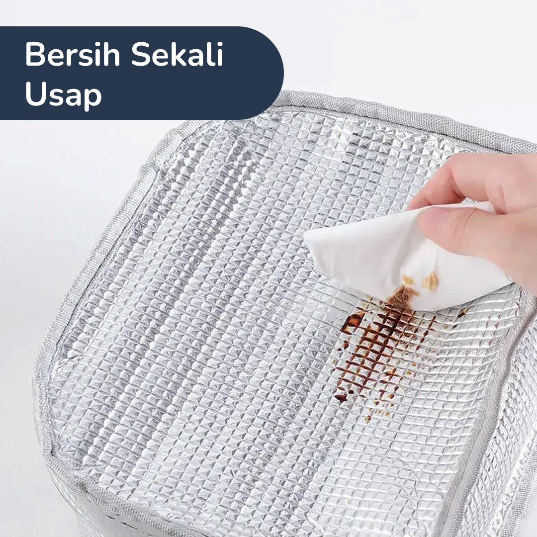 Gambar produk BRIVILAS Tas Bekal Makan Portable Insulation Hot and Cold Lunch Bag - EI23