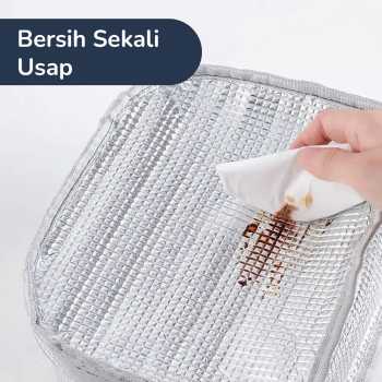 Gambar produk BRIVILAS Tas Bekal Makan Portable Insulation Hot and Cold Lunch Bag - EI23