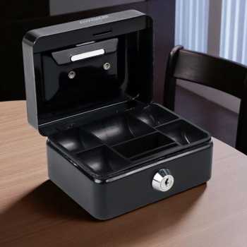 Gambar produk TaffGUARD Kotak Brankas Uang Safebox Key Lock 12.5x9.5x6cm - JJZS67