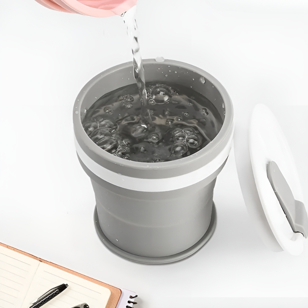 Gambar produk ACEBON Gelas Lipat Silikon Foldable Cup Heat Resistant 350ml - M6