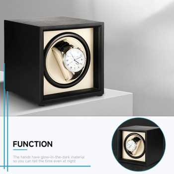 Gambar produk IGERN Watch Winder Pemutar Jam Tangan Otomatis 1 Slot Type C 13cm - 077WT