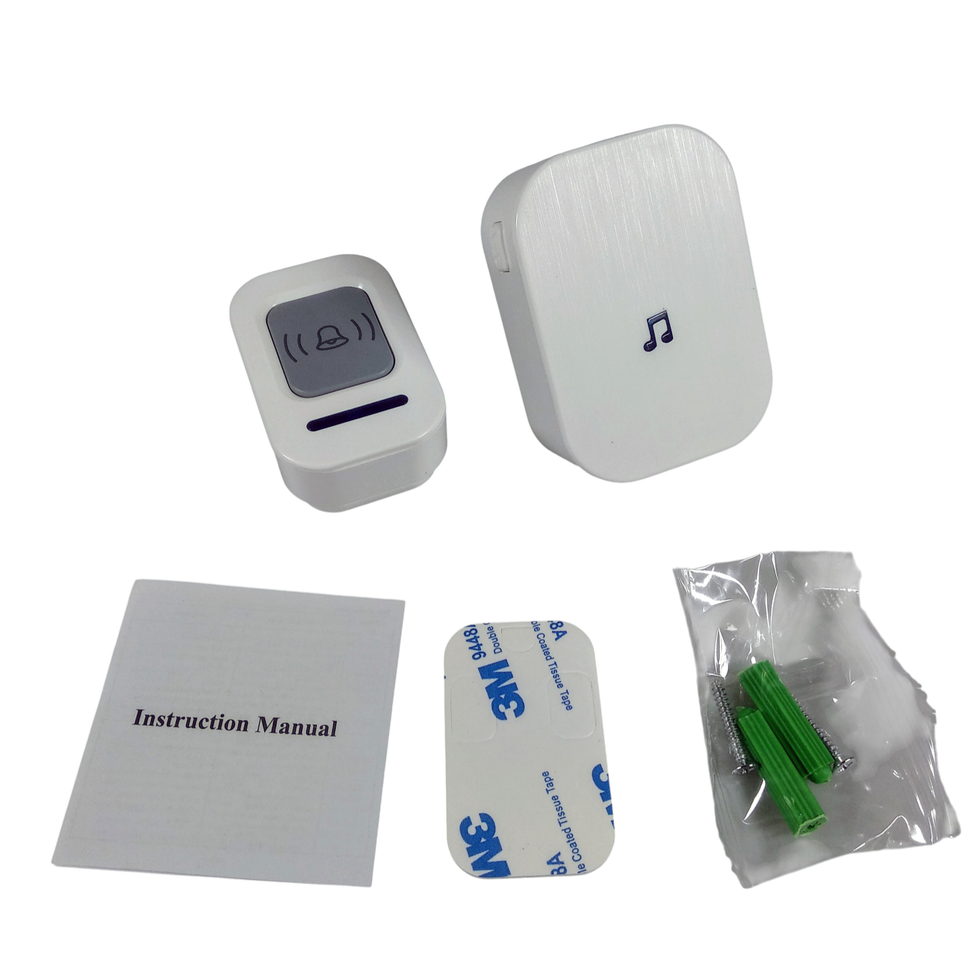 Gambar produk KERUI Bell Pintu Wireless Doorbell Waterproof 60 Tunes 1 Receiver - F53