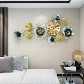 Gambar produk TaffHOME Jam Dinding Quartz Luxury European Style Jiali Movement 76cm - 2874