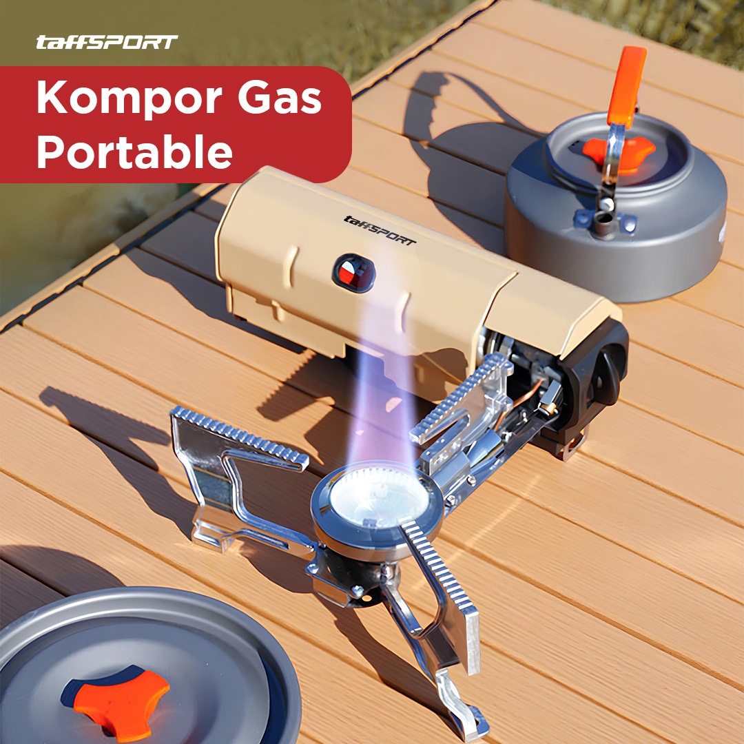 Gambar produk TaffSPORT Kompor Gas Portable Mini Lipat Ultralight Camping Stove - PYB-DKS1001