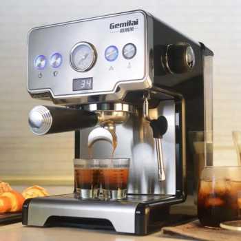 Gemilai Mesin Kopi Espresso Coffee Maker Frothing 15 Bar 1450W 1.7L - CRM3605