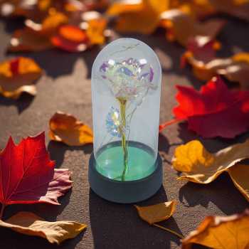 Gambar produk BOFEI Lampu Meja Hias LED Mawar Beauty and The Beast Warm White - BF01