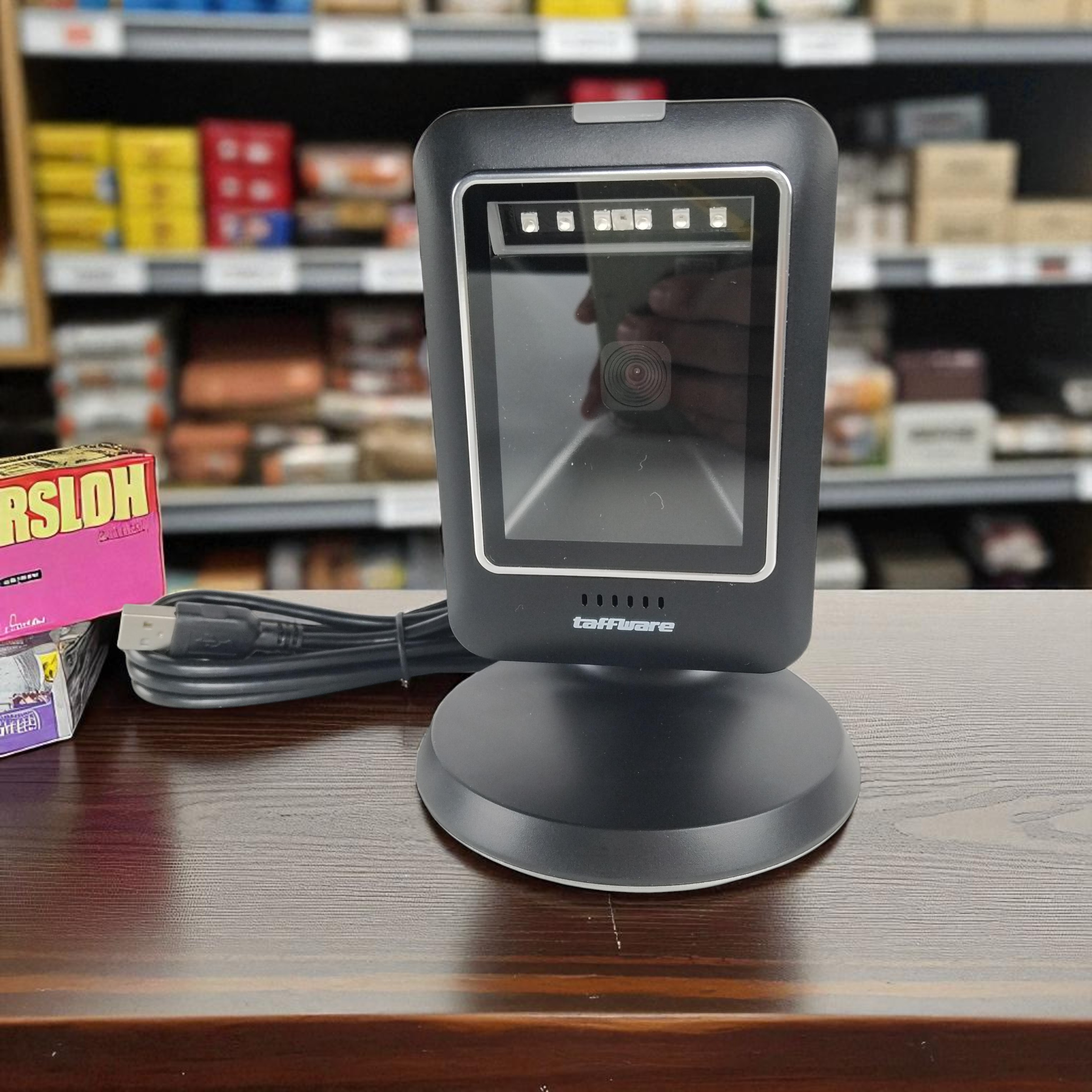 Gambar produk Taffware Desktop Barcode Scanner Portable USB 1D 2D QR - MP6300IR