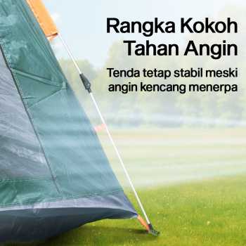 Gambar produk WolFAce Tenda Camping Lipat Otomatis 3-4 Orang Single Layer Waterproof - SMF828